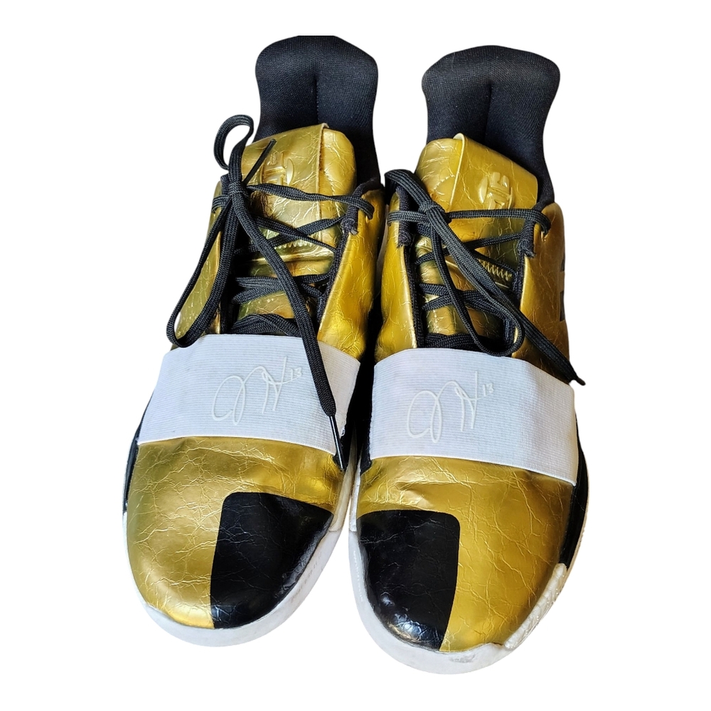Adidas Harden Vol. 3 Imma Star Gold and Black Men's Sneakers Sz. 11